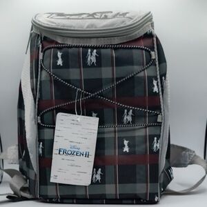 NWT Disney Frozen 2 Picnic Time Black and Gray Cooler Backpack